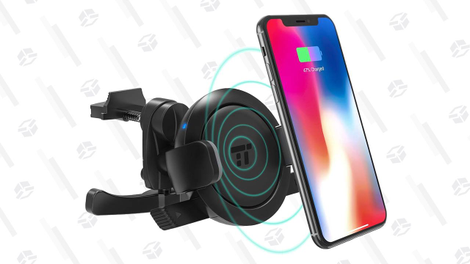 TaoTronics Qi Wireless Charger / Vent Phone Holder | $15 | TaoTronics | Use code 8TINH7OB